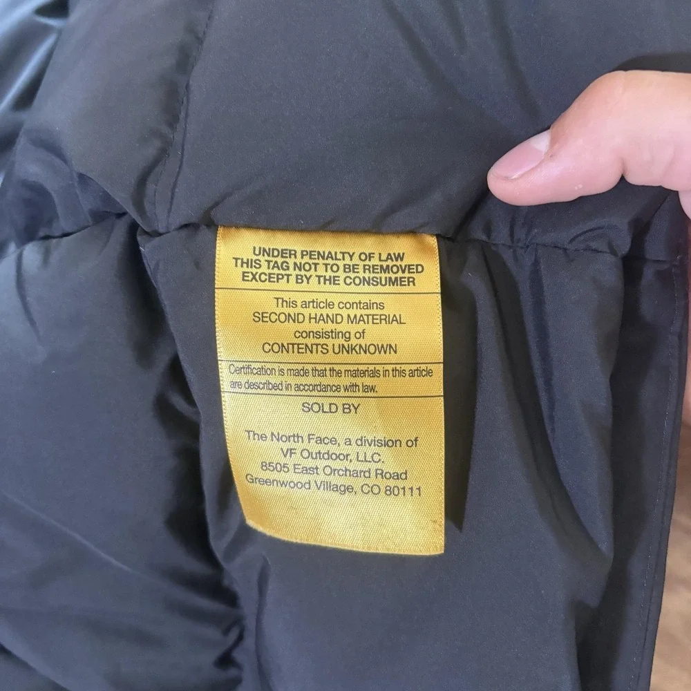 The North Face Jacket Mens Small Black Down DryVent 600 Hooded Parka NF0A5GJF